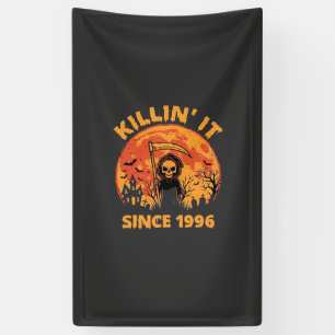 Halloween Grim Reaper Since 1996 Birthday Design_1 Banner