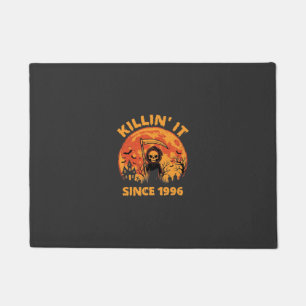 Halloween Grim Reaper Since 1996 Birthday Design_1 Doormat