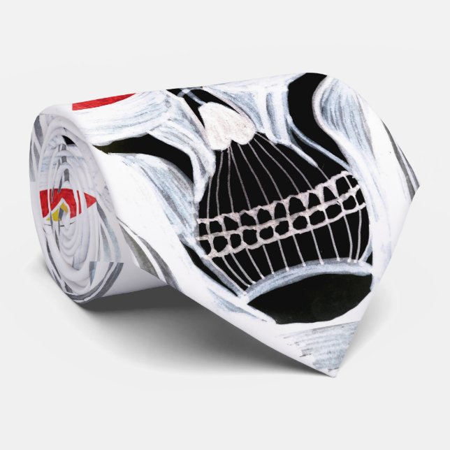 HALLOWEEN GRIM REAPERS GHOST tie (Rolled)