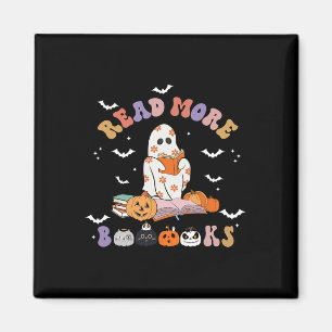 Halloween Groovy Read More Books Cute Boo Ghost Re Magnet