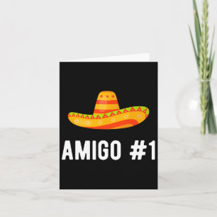 Halloween Group Matching Costume Funny Mexican Ami Card