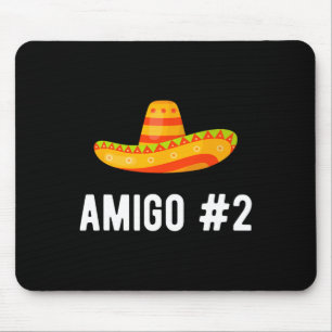Halloween Group Matching Costume Funny Mexican Ami Mouse Pad