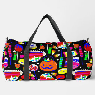 halloween gummy candy corn cake duffle bag