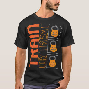 Halloween Gym Class Shirt, Train Or Treat Kettle T-Shirt