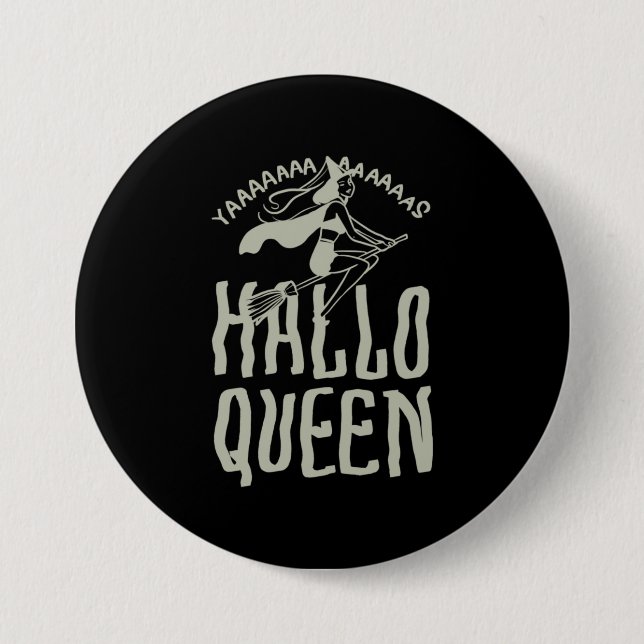 Halloween Hallo Queen 7.5 Cm Round Badge (Front)