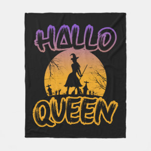Halloween Halloqueen Fleece Blanket
