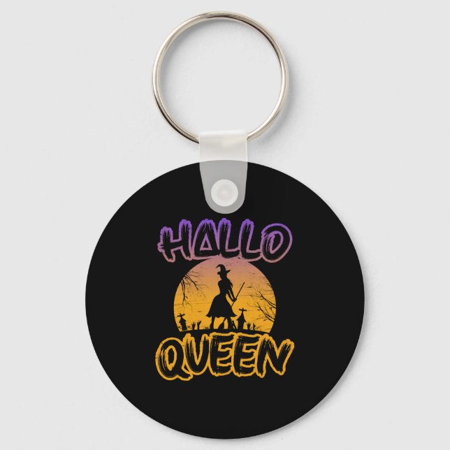 Halloween Halloqueen Key Ring (Front)