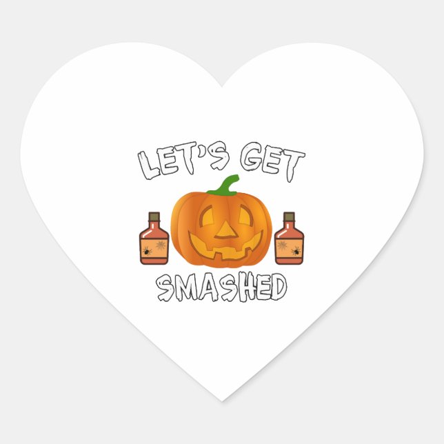 halloween Halloween Clipart  Heart Sticker (Front)