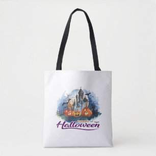 Halloween halloween pumpkin tote bag