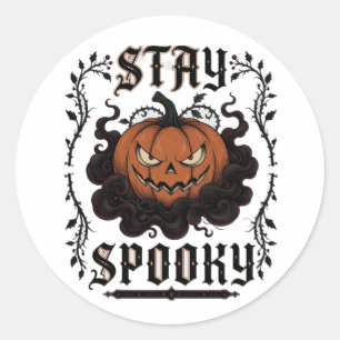 halloween, halloween tote bag, halloween gift, spo classic round sticker