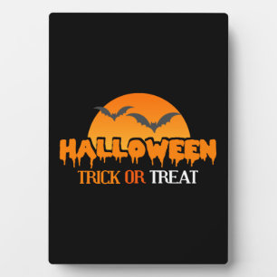 Halloween - Halloween - Trick or treat Plaque