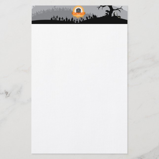 Halloween Hallowiggles Stationery (Front)