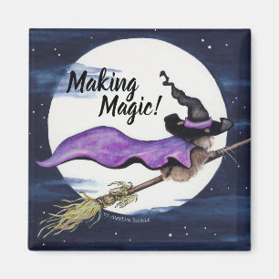 Halloween Hamster Magnet by Bihrle