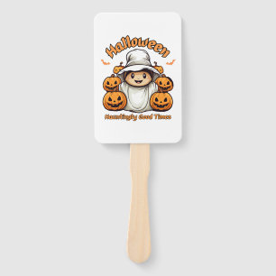 Halloween hand fan
