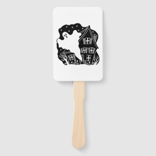 Halloween hand fan