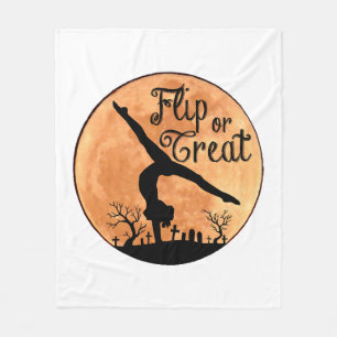 Halloween Handstands Fleece Blanket