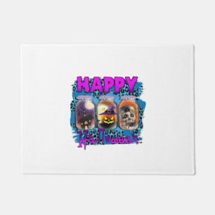 Halloween Happy Halloween Birthday Doormat