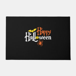 Halloween Happy Halloween Birthday Doormat