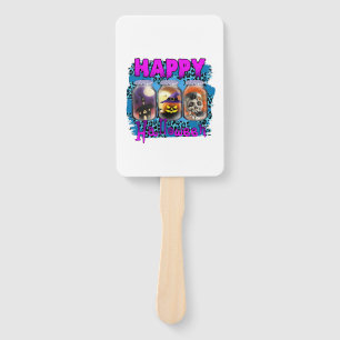 Halloween Happy Halloween Birthday Hand Fan