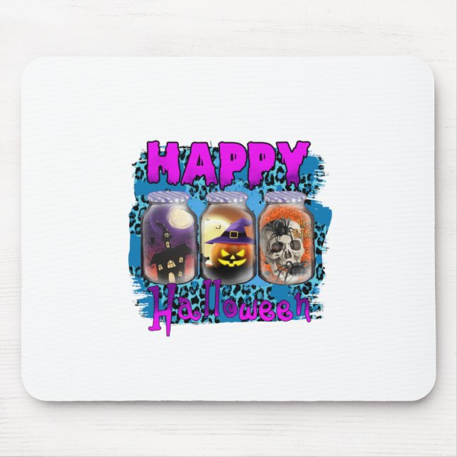 Halloween Happy Halloween Birthday Mouse Pad (Front)