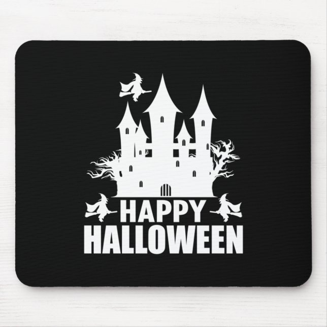 Halloween Happy Halloween Birthday Mouse Pad (Front)