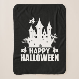 Halloween Happy Halloween Birthday Sherpa Blanket