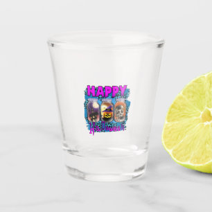 Halloween Happy Halloween Birthday Shot Glass