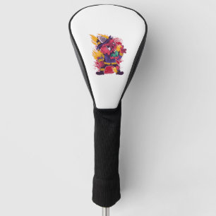 Halloween Happy Halloween Firefighter Costume Golf Head Cover