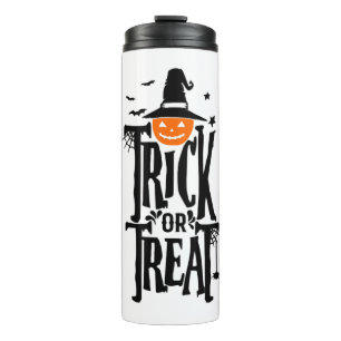 Halloween - Happy Halloween! Trick or Treat Tee Thermal Tumbler