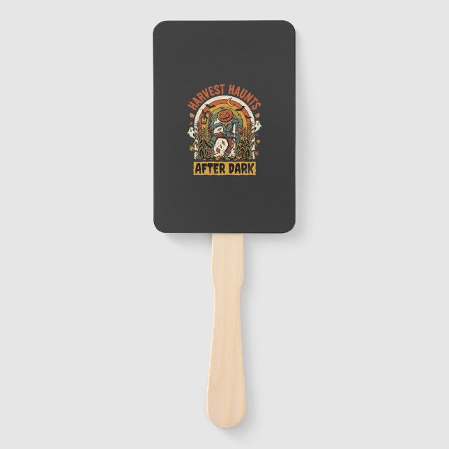 Halloween Harvest After Dark Hand Fan (Front)