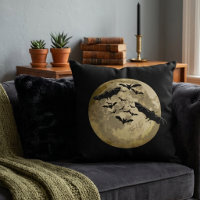 Halloween Harvest Full Moon And Night Flight Bats