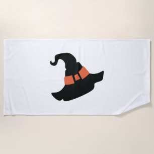 Halloween Hat Beach Towel