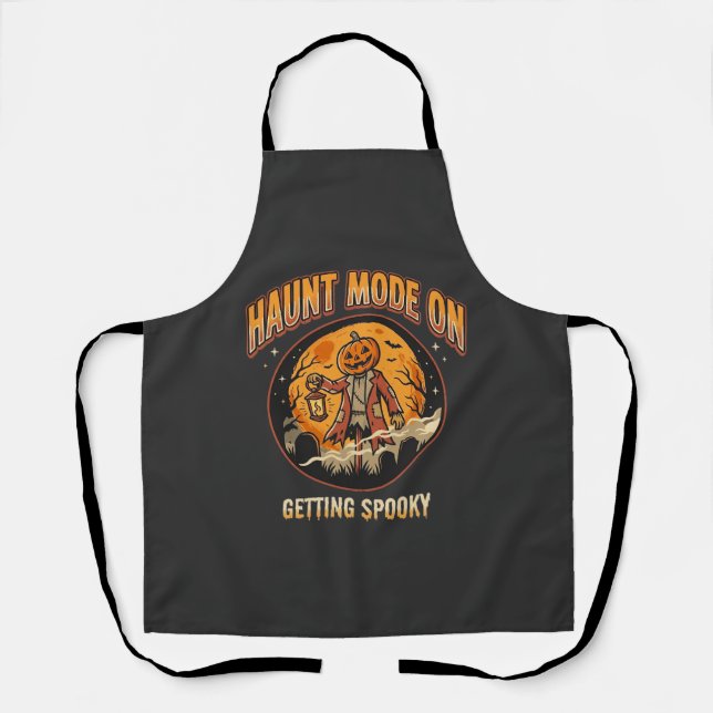Halloween Haunt Mode Apron (Front)