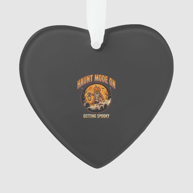 Halloween Haunt Mode Ornament (Front)