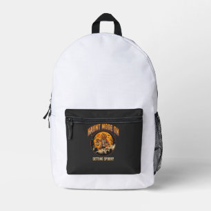 Halloween Haunt Mode Printed Backpack