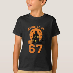 Halloween Haunted 67 Six Seven Meme 1 (1)  T-Shirt