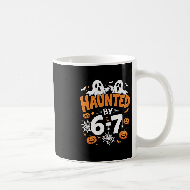 Halloween Haunted 67 Six Seven Meme 1 (20)  Coffee Mug (Right)