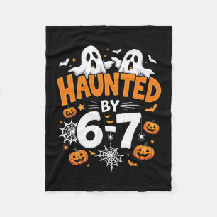 Halloween Haunted 67 Six Seven Meme 1 (20)  Fleece Blanket