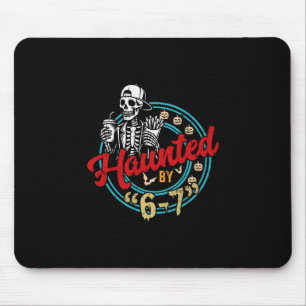 Halloween Haunted 67 Six Seven Meme 1 (24) Mouse Pad