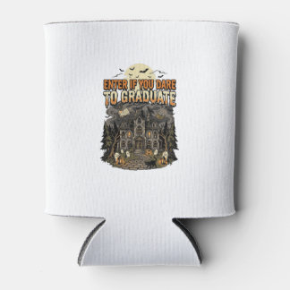 Halloween Haunted Academy Night Can Cooler