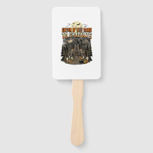 Halloween Haunted Academy Night Hand Fan