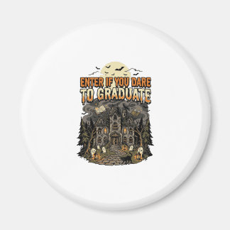 Halloween Haunted Academy Night Magnet