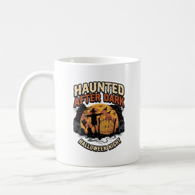 Halloween Haunted After Dark Coffee Mug (Left)