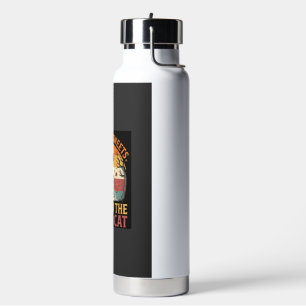 Halloween Haunted Black Cat Mischief Water Bottle