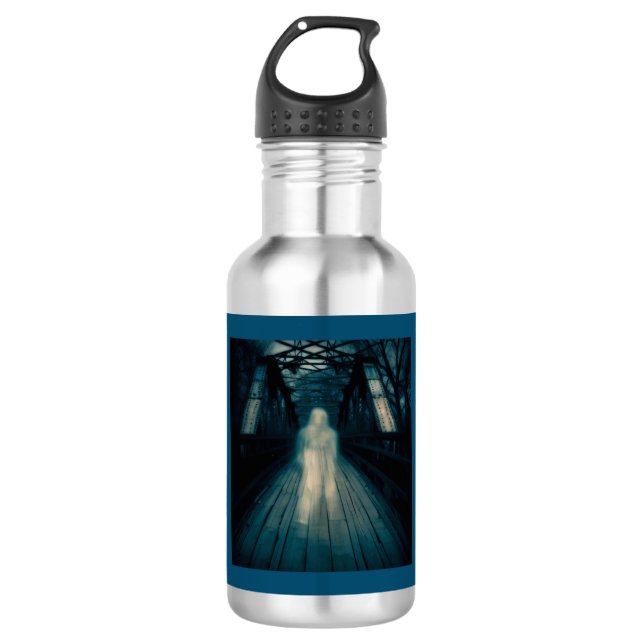 Halloween - Haunted Bridge 1 532 Ml Water Bottle (Front)