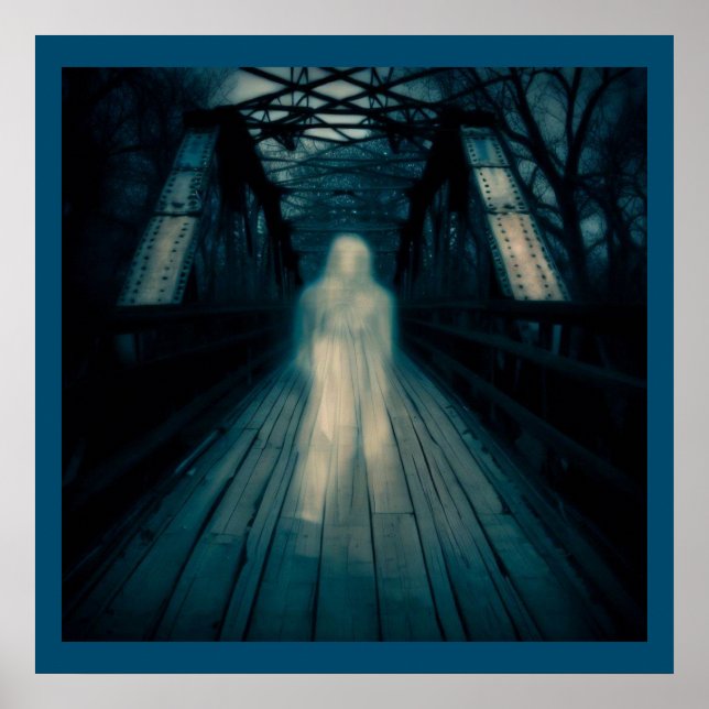 Halloween - Haunted Bridge 1 Poster (Front)