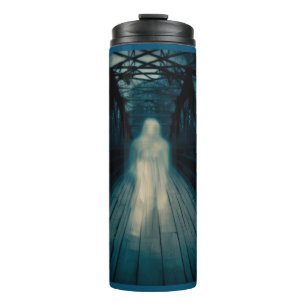 Halloween - Haunted Bridge 1 Thermal Tumbler