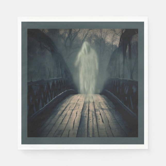 Halloween - Haunted Bridge 2 Napkin (Front)