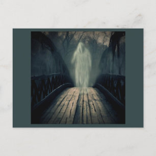 Halloween - Haunted Bridge 2 Postcard