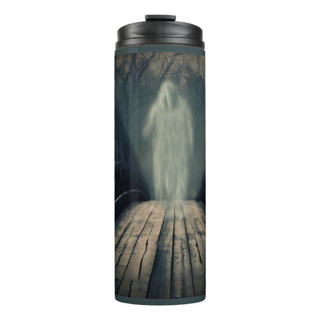 Halloween - Haunted Bridge 2 Thermal Tumbler (Front)